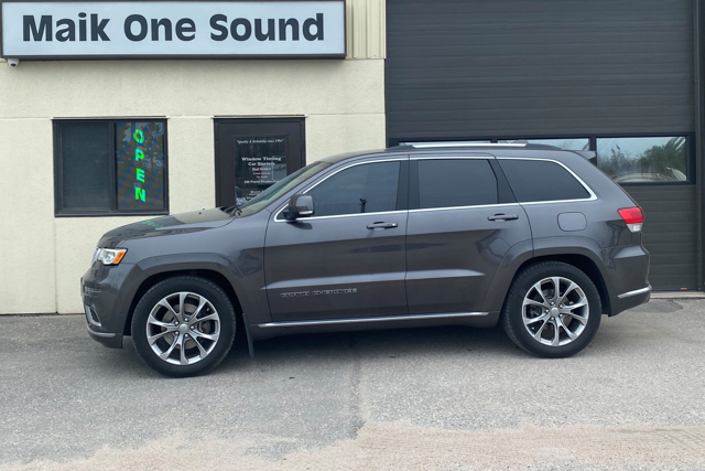 2023 Jeep Grand Cherokee with computer-cut premium automotive window tint in North Bay